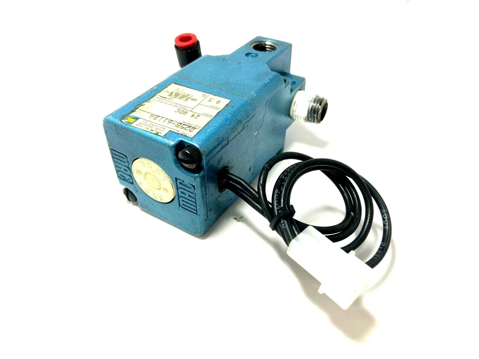MAC Valves 225B-611BA Solenoid Valve 24VDC 8.5W - Used - Maverick Industrial Sales