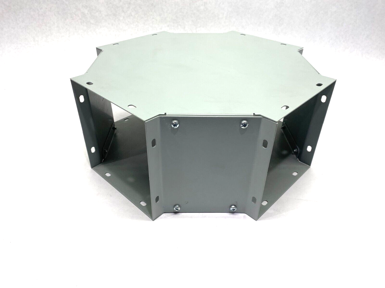 Milbank 66GX Lay-In Wireway Tee Cross Section 6" x 6" Gray - Maverick Industrial Sales