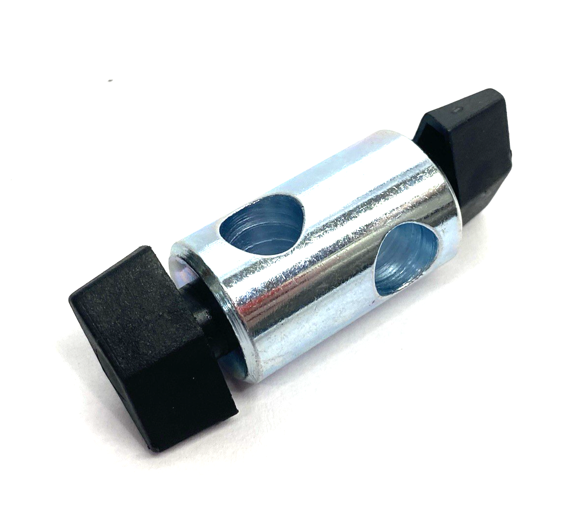 Steel 90-Degree Rod Profile Joint Connector/Clamp 1/2" Hole Dia - Maverick Industrial Sales