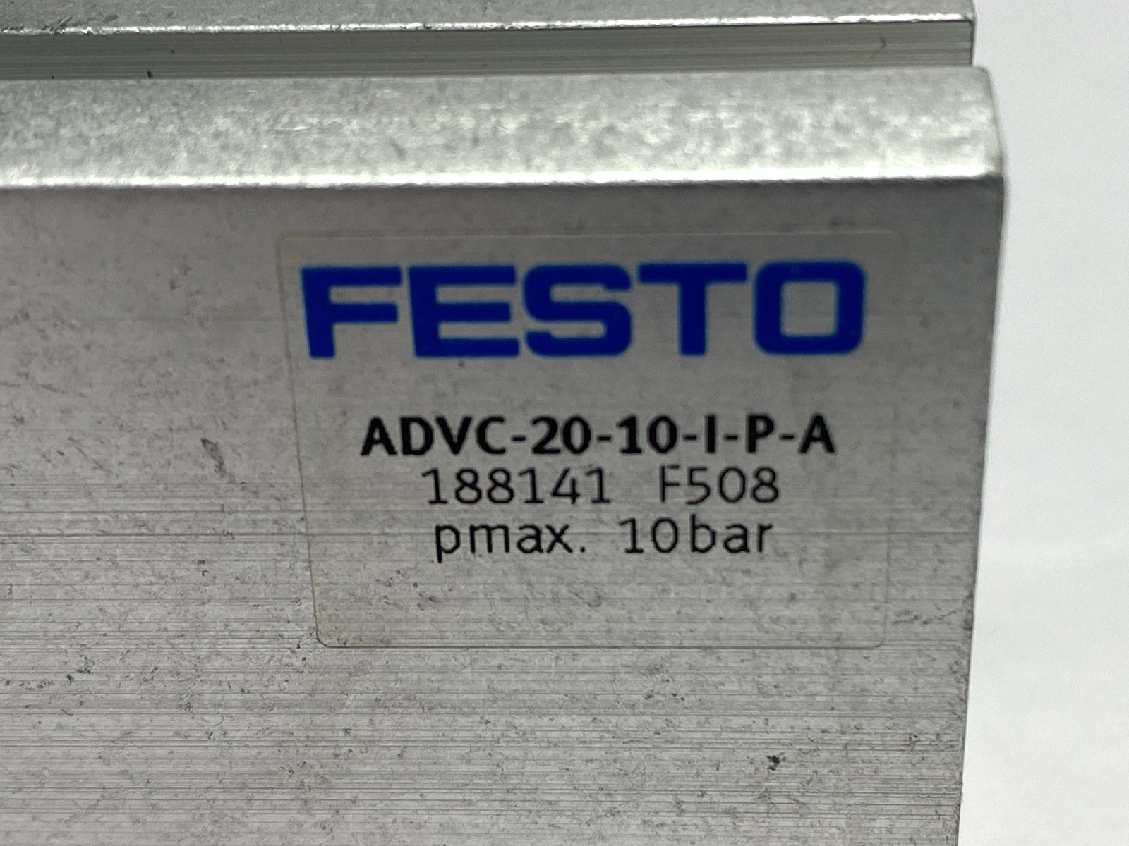 Festo ADVC-20-10-I-P-A Pneumatic Short Stroke Cylinder 10mm Stroke 188141 - Maverick Industrial Sales