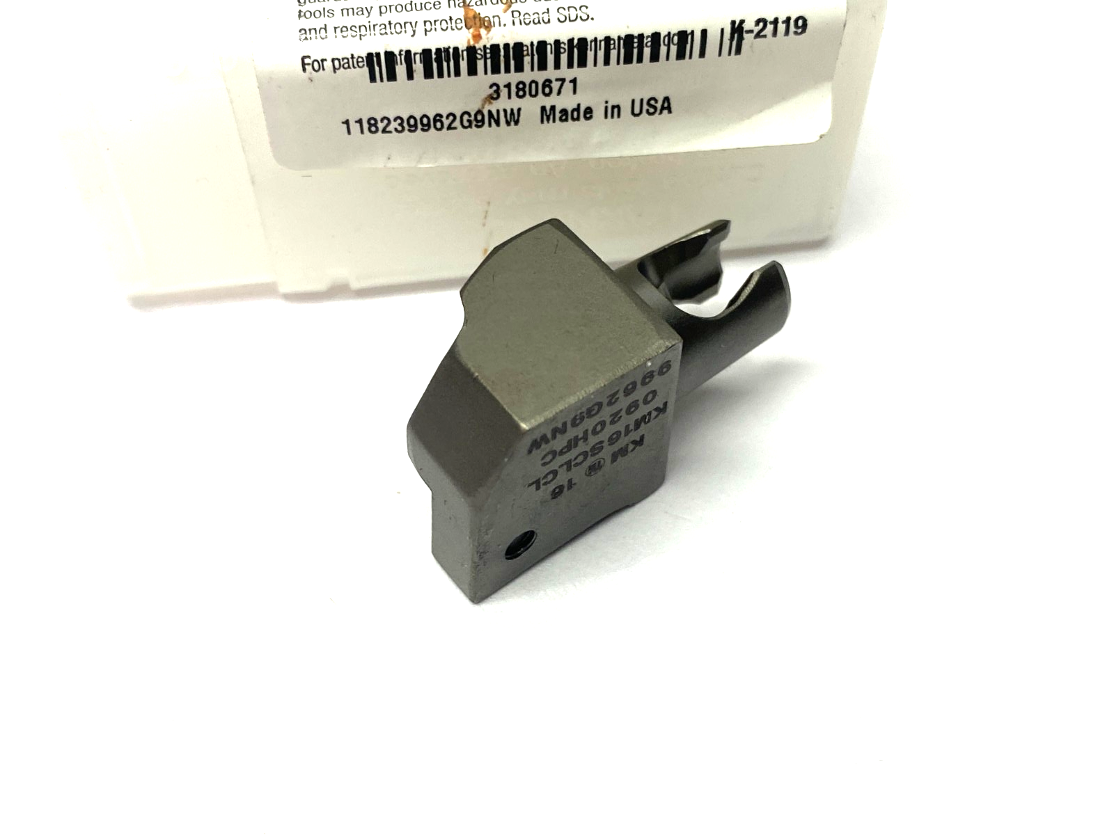 Kennametal 3180671 KM Micro™ Cutting Unit SCLC-95° S-Clamping KM16SCLCL0920HPC - Maverick Industrial Sales