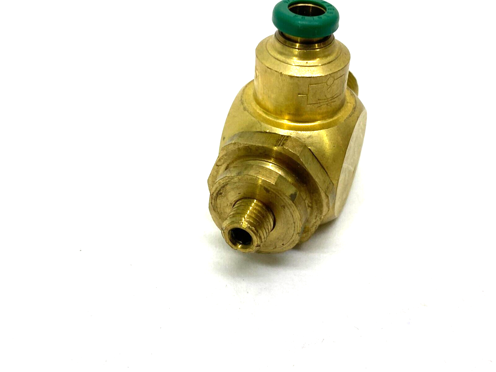 Parker 3251-2525 Brass Flow Control Valve 1/4" Tube 1/4" NPT Thread 32512525 - Maverick Industrial Sales