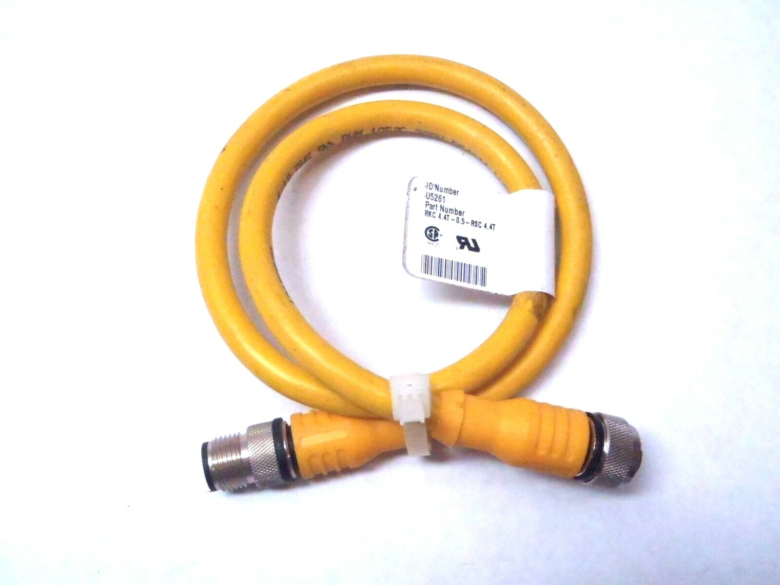 Turck RKC 4.4T-0.5-RSC 4.4T EuroFast Cable Cordset Assembly U5261 - Maverick Industrial Sales