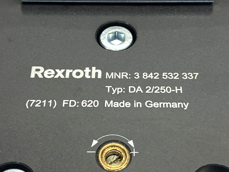 Bosch Rexroth 3842532337 Pneumatic Damper DA 2/250-H - Maverick Industrial Sales