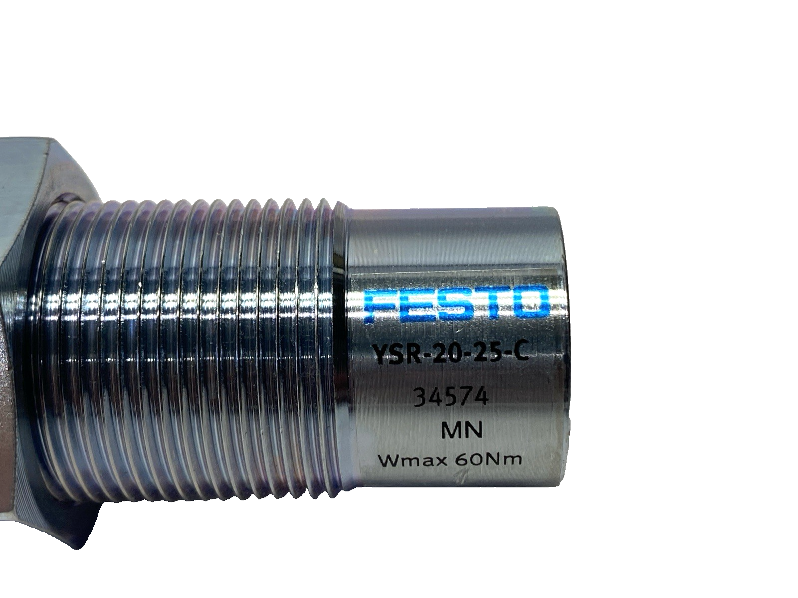 Festo YSR-20-25-C Pneumatic Shock Absorber 25mm Stroke 34574 - Maverick Industrial Sales