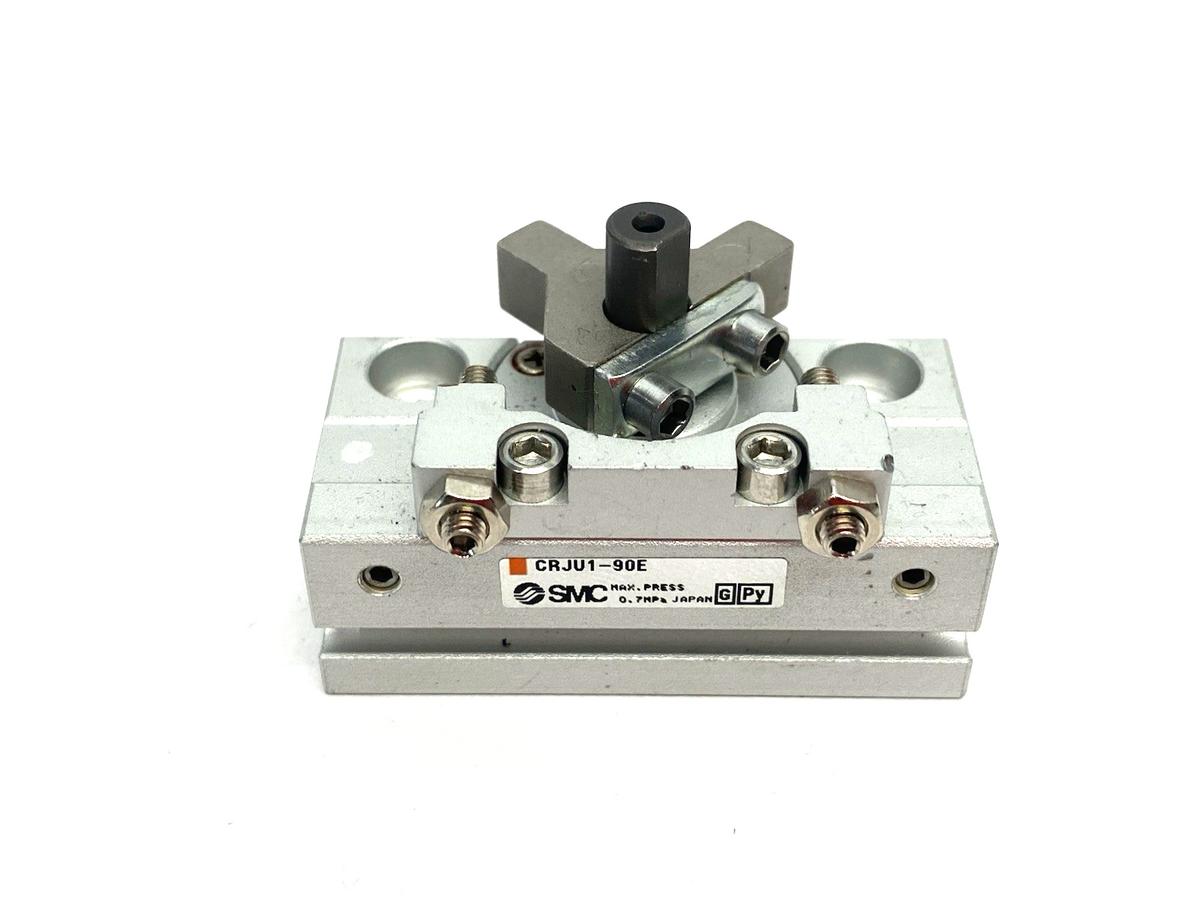 SMC CRJU1-90E Mini Rotary Actuator, Pneumatic 90-Degree Rotation - Maverick Industrial Sales