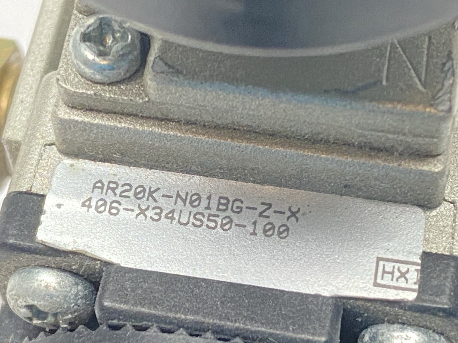 AR20K-N01BG-Z-X406-X34US50-100 | SMC Pneumatic Pressure Regulator w/ Gauge - Used - Maverick Industrial Sales