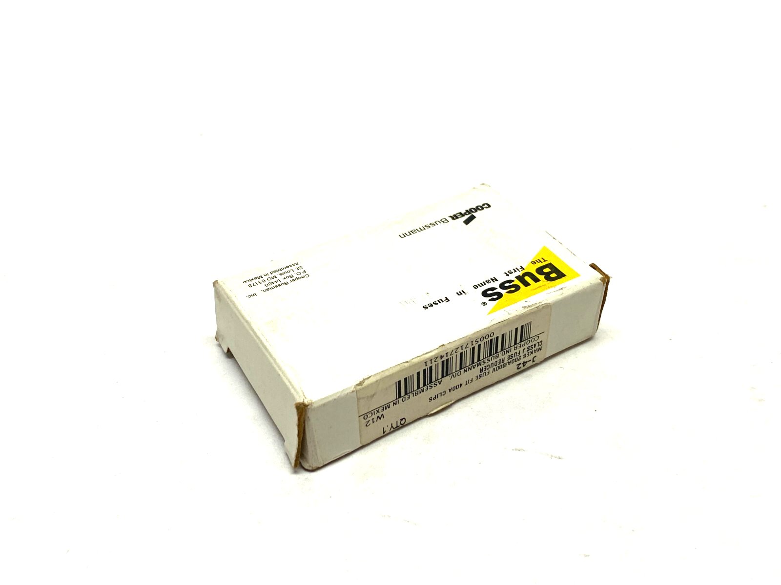 Cooper Bussmann J-42 Fuse Reducer Clip Makes 200A 600V Fit 400A BOX OF 2 - Maverick Industrial Sales