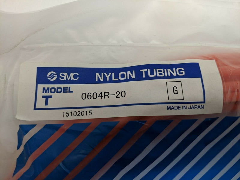 SMC T0604R-20 Red T Nylon Tubing 6mm 20 Meter Roll 6mm - Maverick Industrial Sales