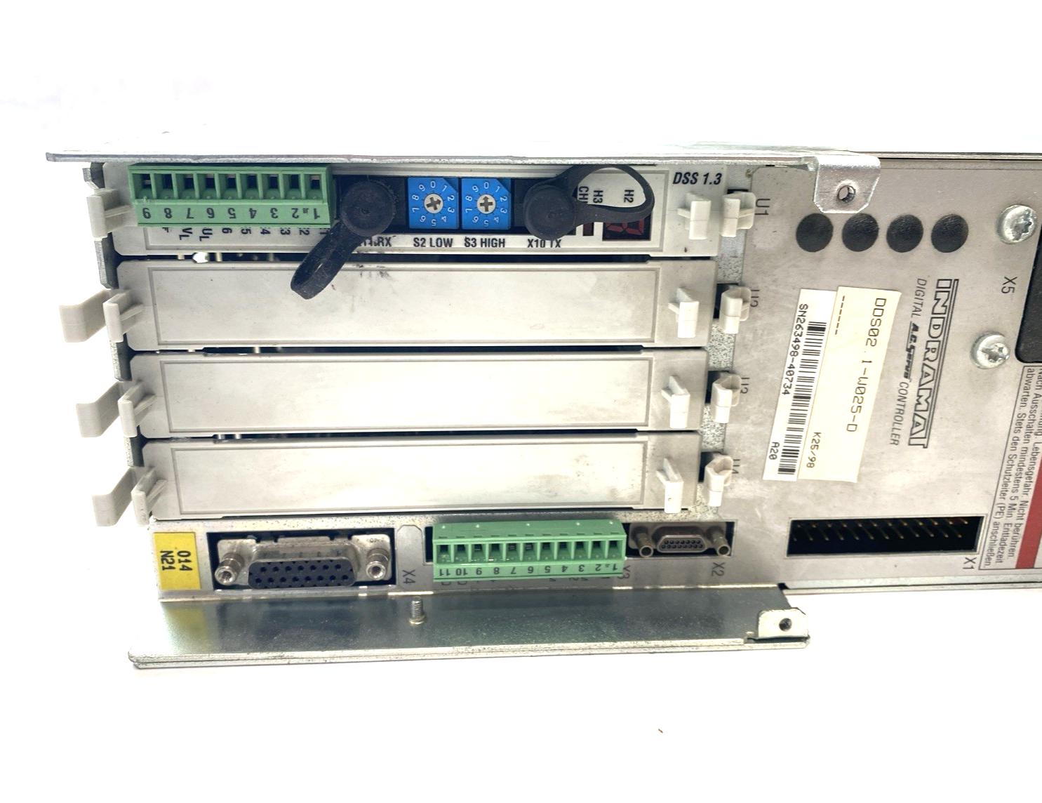 Indramat DDS02.1-W025-D Digital AC Servo Controller FWC-DSM2.1-SSE-02VO9-MS - Maverick Industrial Sales
