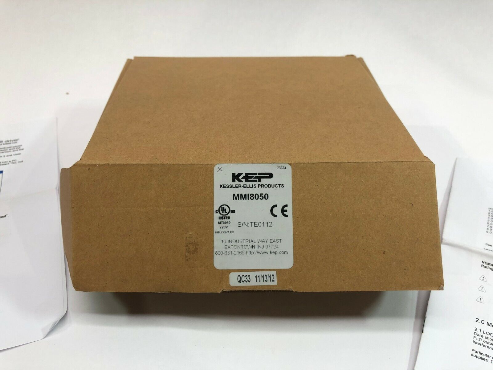 KEP MMI8050 4.3" Touch Screen Operator PLC HMI Display, Kessler-Ellis Products - Maverick Industrial Sales