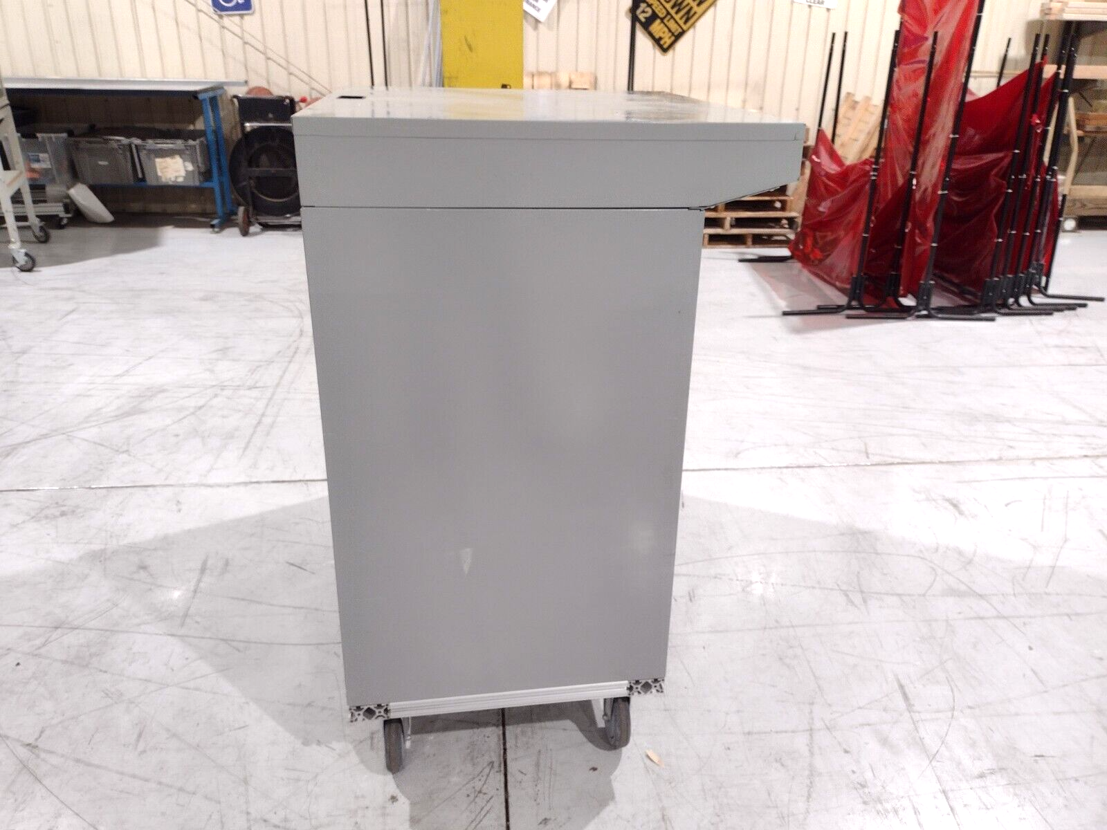 Desktop Computer FrankenCart 35"x24"x49" Gray Steel Cart on Casters - Used - Maverick Industrial Sales