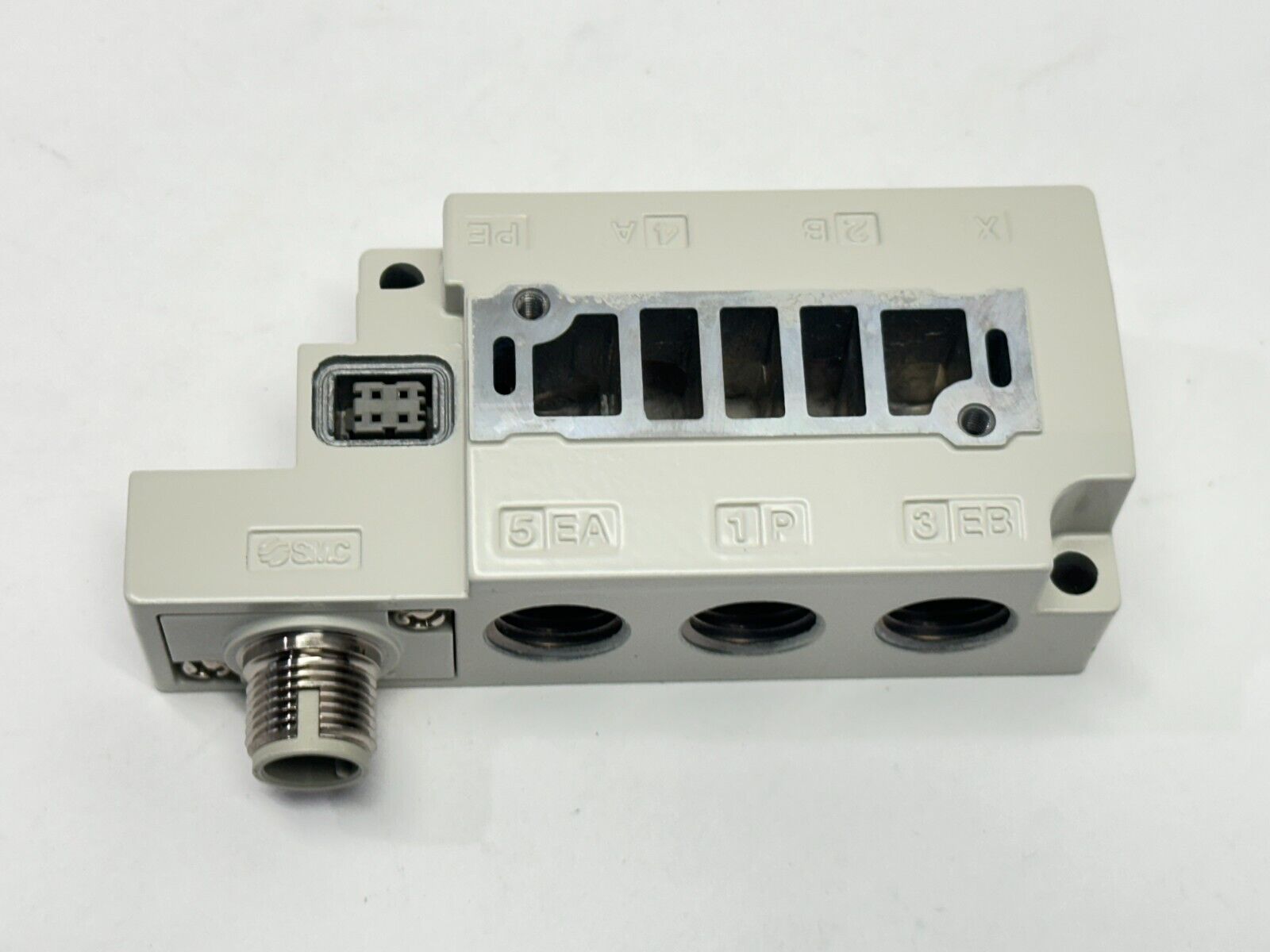 SMC SY50M-27-1-WO-02N Solenoid Valve Subplate 5-Port SY5000 - Maverick Industrial Sales