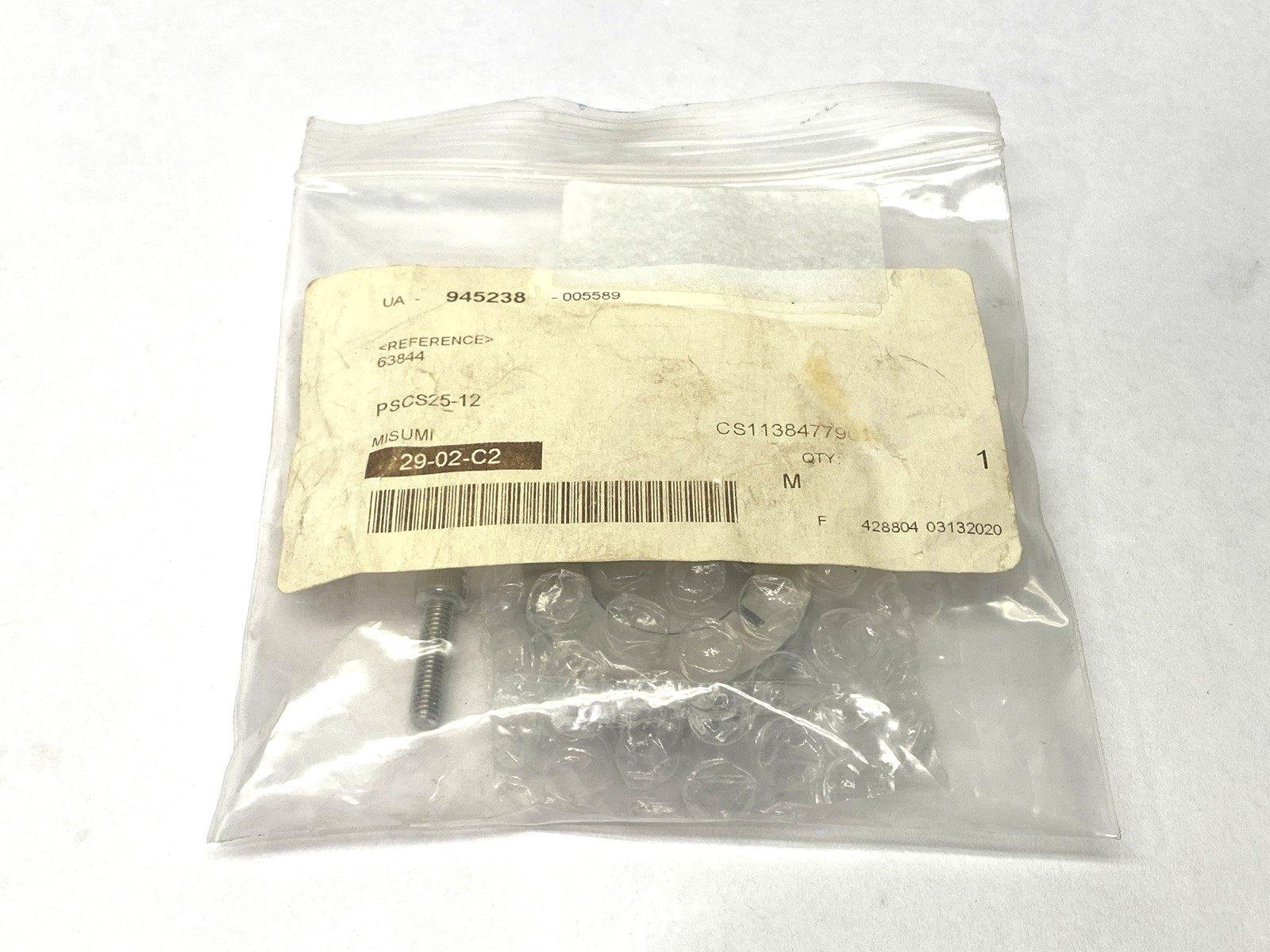 Misumi PSCS25-12 Shaft Collar Clamp 45mm OD x 25mm ID x 12mm Width - Maverick Industrial Sales