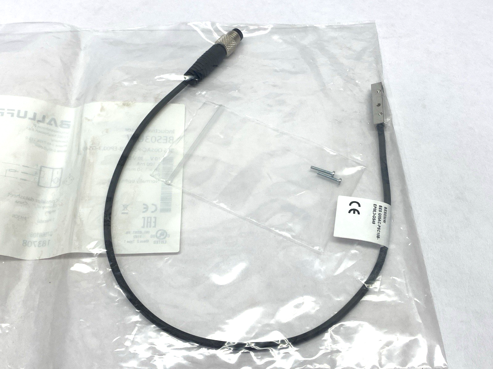Balluff BES Q05AC-PSC15B-EP00,3-GS49 Inductive Sensor 1.5mm BES03UW - Maverick Industrial Sales