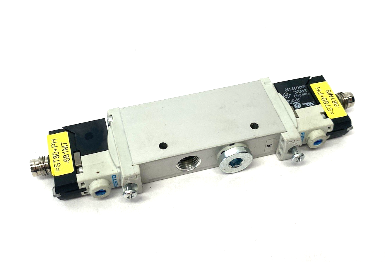 Festo VUVG-L14-T32C-AT-G18-1P3 Solenoid Valve 2x3/2-way monostable closed 566496 - Maverick Industrial Sales