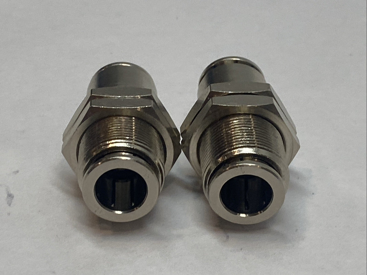 Atlas Copco 80702.00007 Bulkhead Connector LOT OF 2 - Maverick Industrial Sales