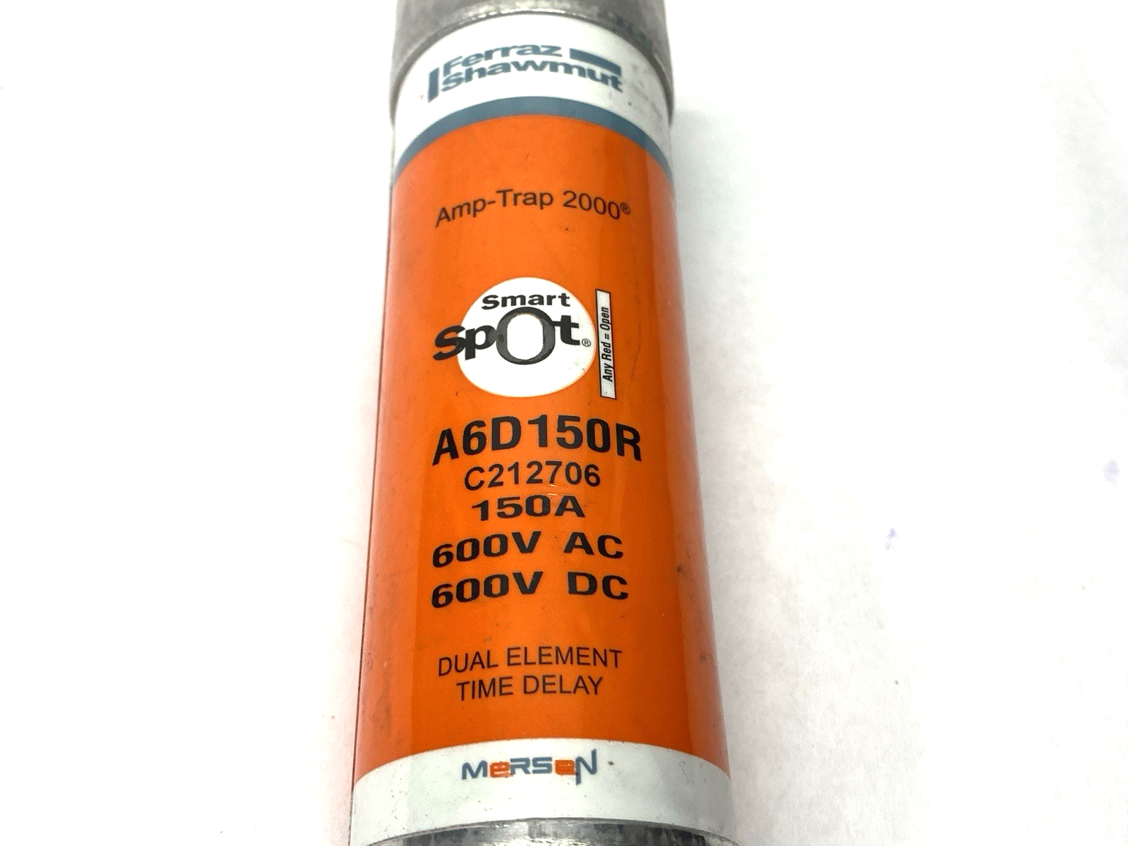 Mersen Ferraz Shawmut A6D150R Dual Element Time Delay Fuse Class RK1 600V 150A - Maverick Industrial Sales