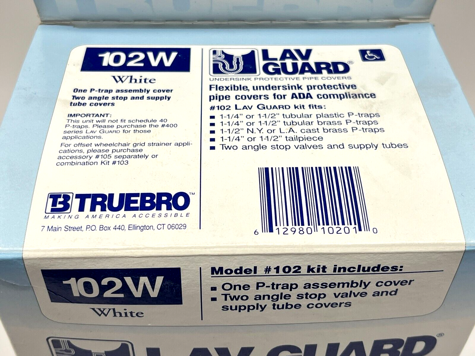 Truebro 102W Lav Guard Undersink Protective Pipe Covers - Maverick Industrial Sales