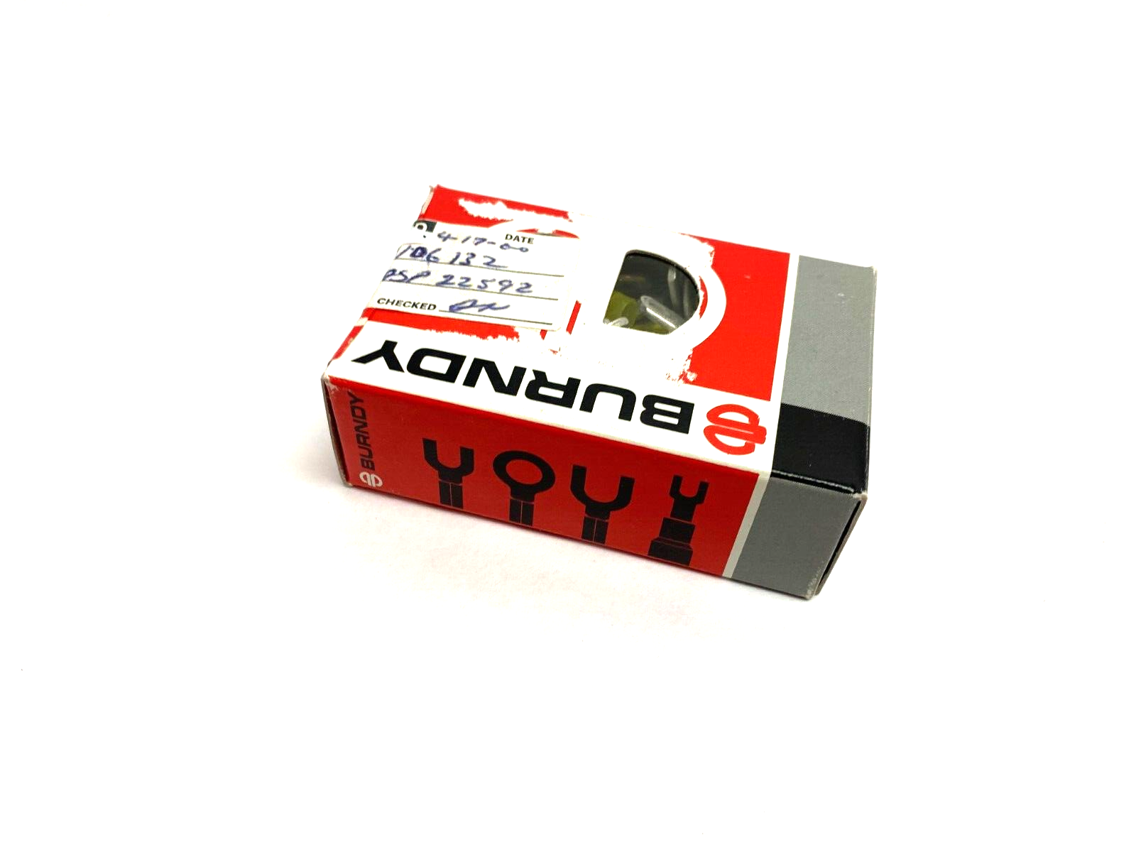 Burndy YAEV10T11BOX Insulug Hylug Heavy Duty Nylon Ring Terminal 10-12 BOX OF 50 - Maverick Industrial Sales