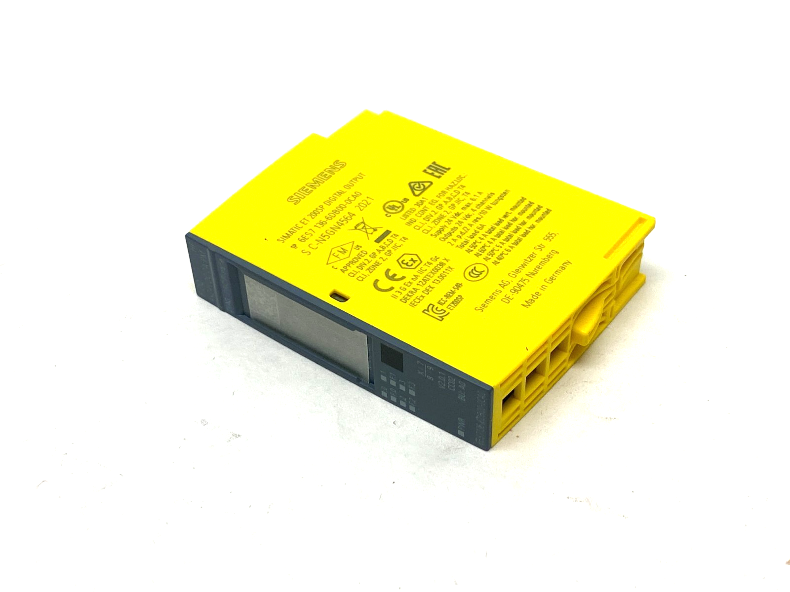 Siemens 6ES7136-6DB00-0CA0 SIMATIC ET 200SP Digital Output Mod F-DQ 4X24 V DC/2A - Maverick Industrial Sales