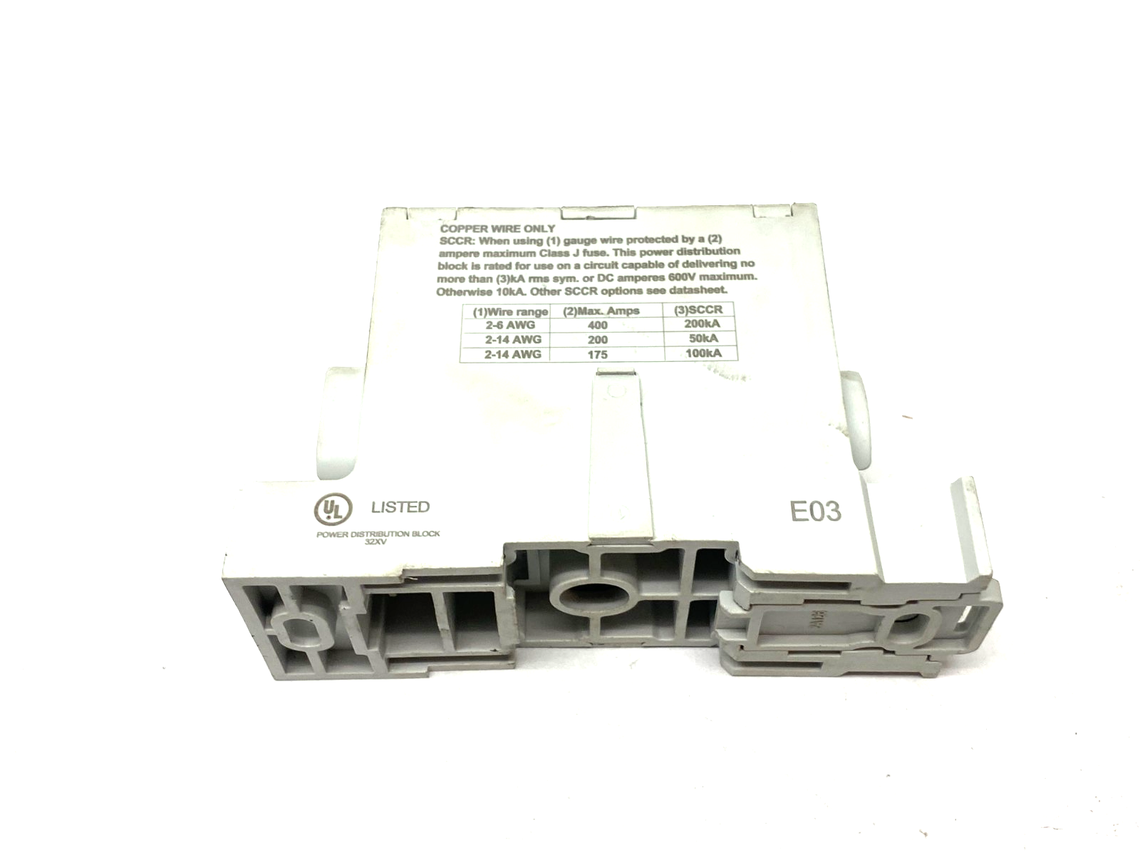 Cooper Bussmann PDBFS330 Power Distribution Block 600V 380A - Maverick Industrial Sales
