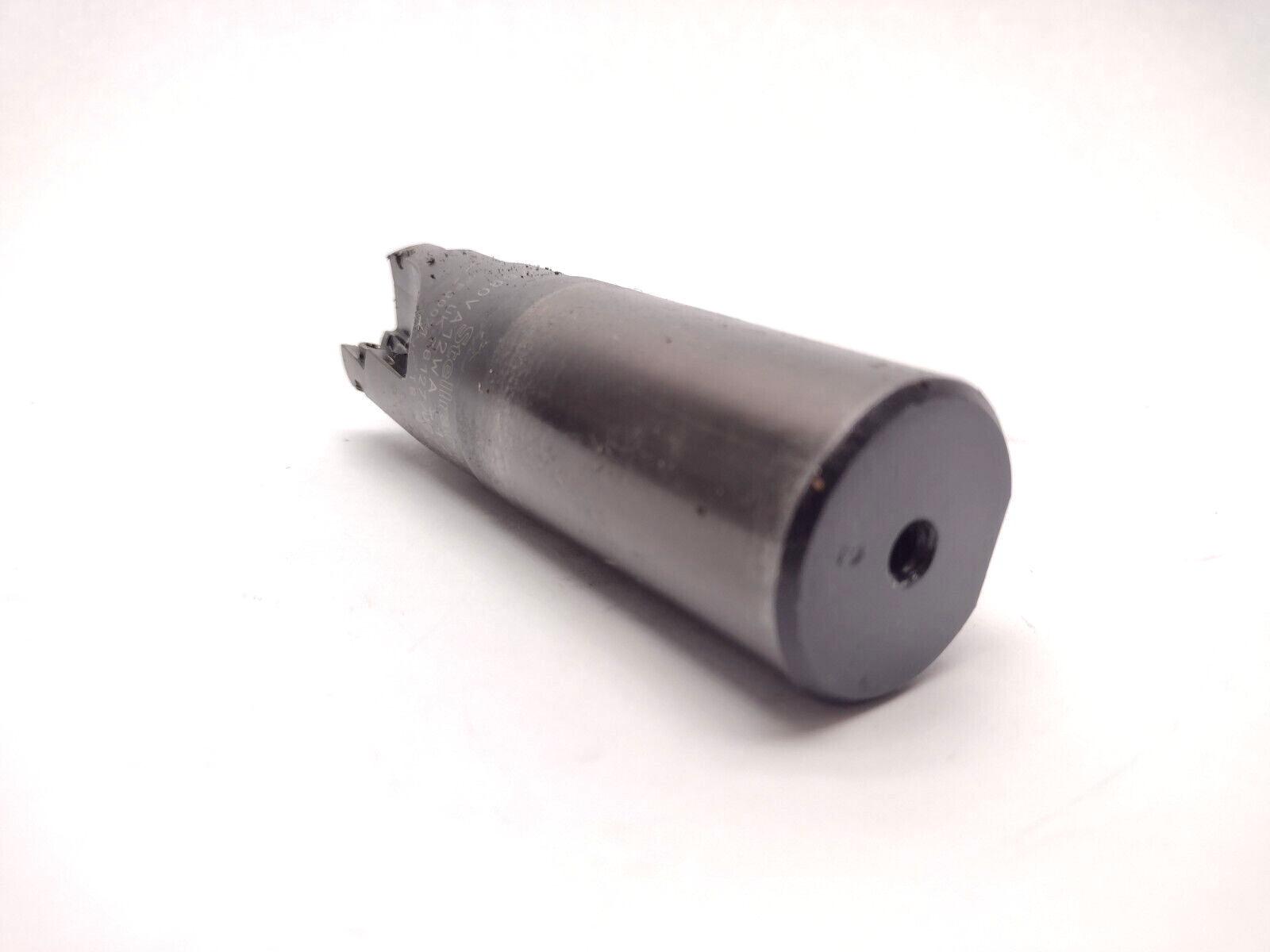 C7690VA12WA _1.25Z04R1.60 | Stellram C7690VA12WA 1.25Z04R1.60 Weldon Shank Fine Pitch Milling Cutter 027940 - Used - Maverick Industrial Sales