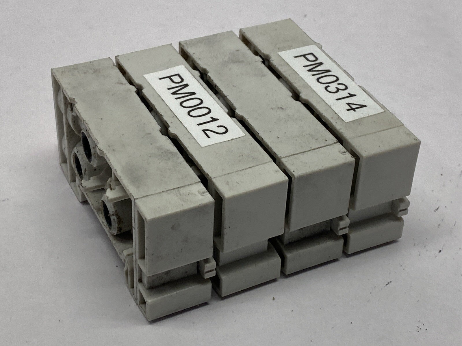 SMC SX3000-51-15A SUP/EXH Cassette Manifold Block Type 45 LOT OF 4 - Maverick Industrial Sales