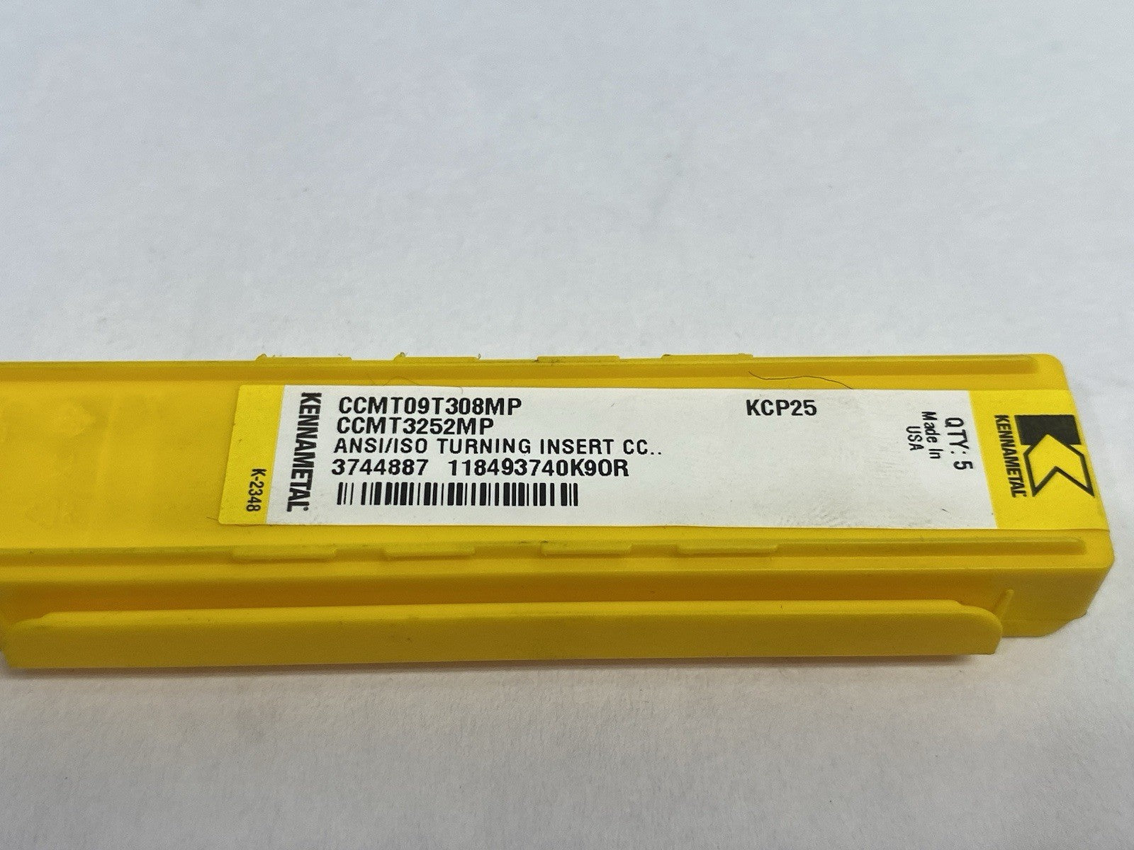 3744887 | Kennametal CCMT09T308MP Screw-On CCMT-MP Positive Insert PKG OF 4 - New Other - Maverick Industrial Sales