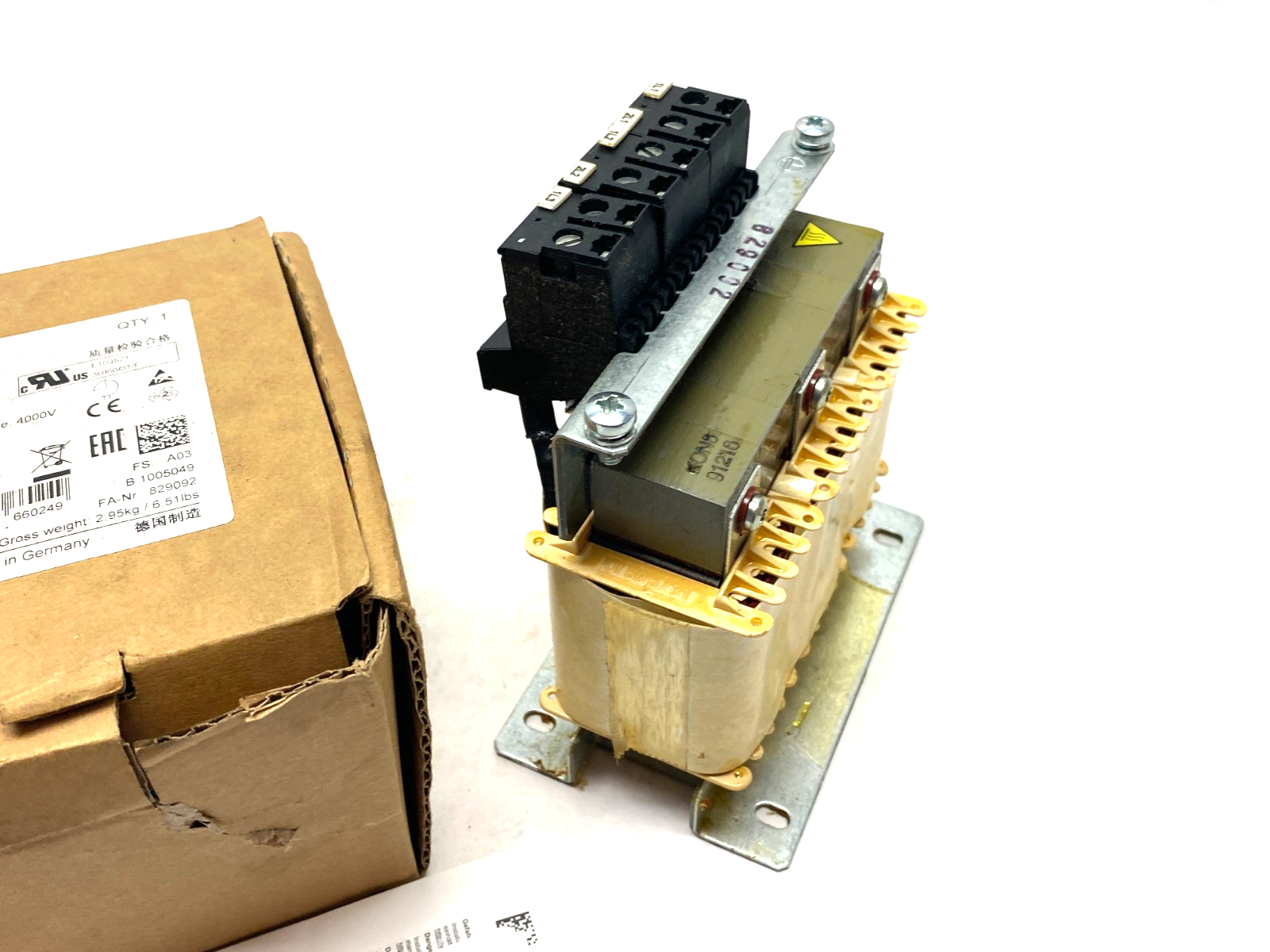 Siemens 6SL3203-0CE21-8AA0 SINAMICS Line Reactor 380-480V - Maverick Industrial Sales