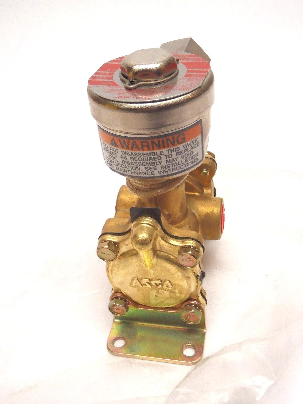 NP8316A57V | ASCO Red-Hat 3-WAY 250DC SOLENOID VALVE 17.4W 3/8" Inch Pipe - New – Open box - Maverick Industrial Sales