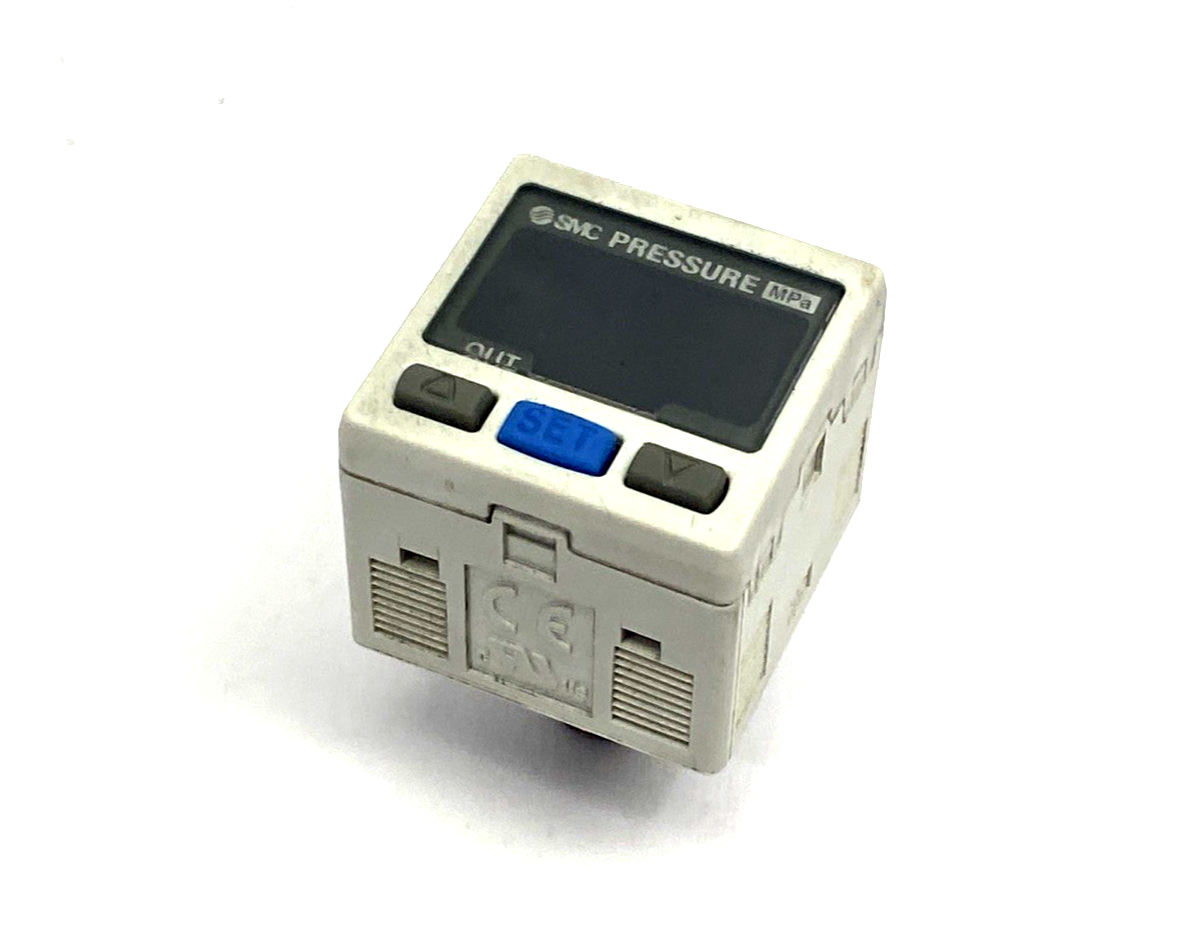 ISE30-01-28 | SMC Digital Pneumatic Pressure Switch 1/8" NPT, 12-24VDC - Used - Maverick Industrial Sales