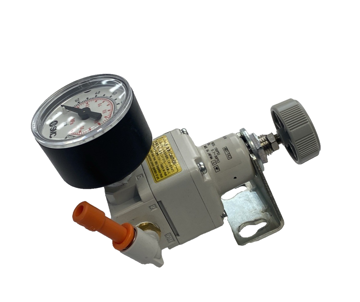 SMC IR1000-N01B Precision Pneumatic Regulator 1/8" NPT 0.7 - 30 PSI - Maverick Industrial Sales