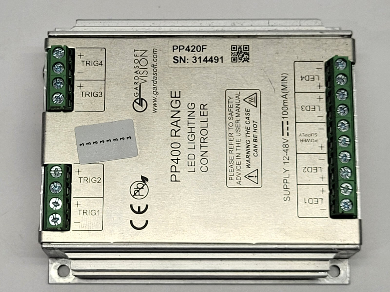 Gardasoft Vision PP420F LED Strobe Lighting Controller 100mA, PP400 Range - Maverick Industrial Sales