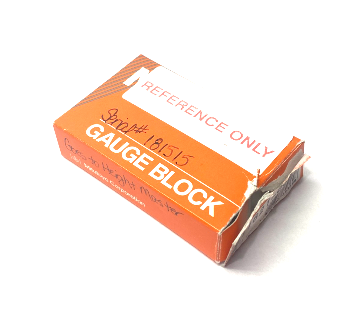 Mitutoyo 611621-032 Rectangular Gage Block 11mm JIS 1/HK - Maverick Industrial Sales