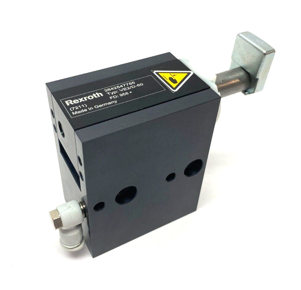 Bosch Rexroth 3842547785 Pneumatic Stop Gate NO HARDWARE - Maverick Industrial Sales