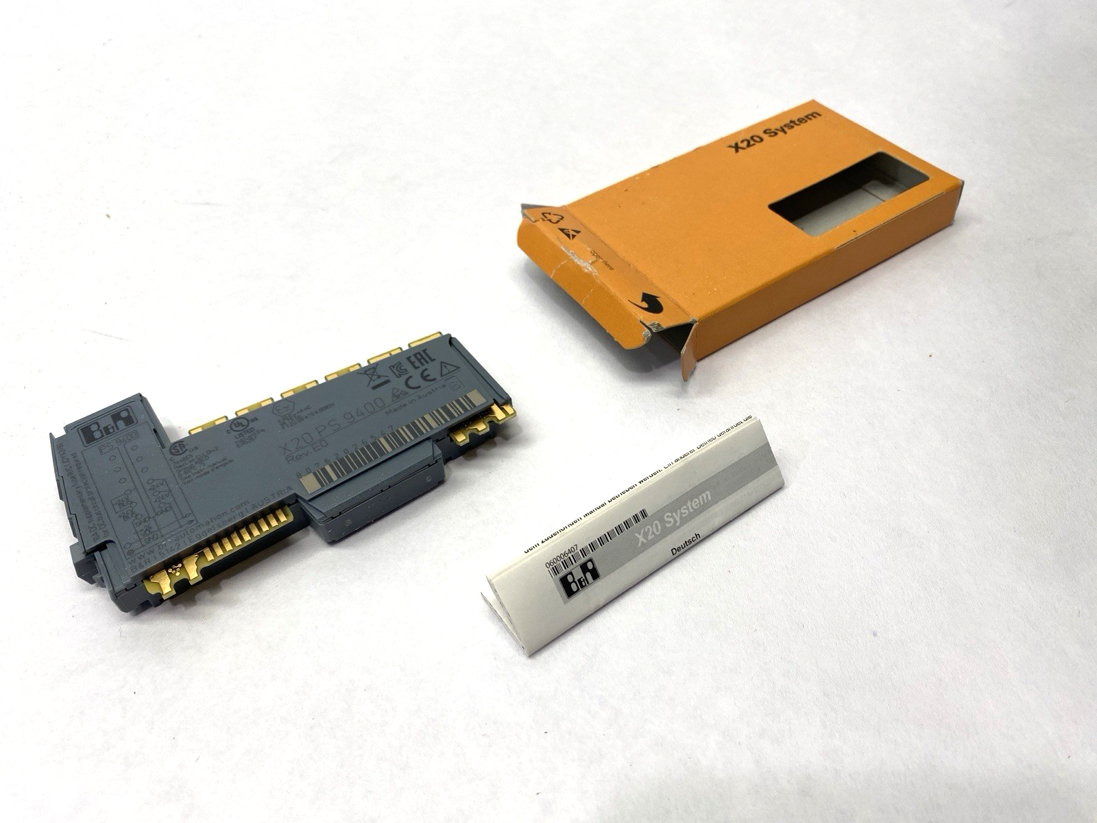 X20PS9400 | B&R Automation Rev. E0 Power Supply Module RS232 Service Interface - New – Open box - Maverick Industrial Sales