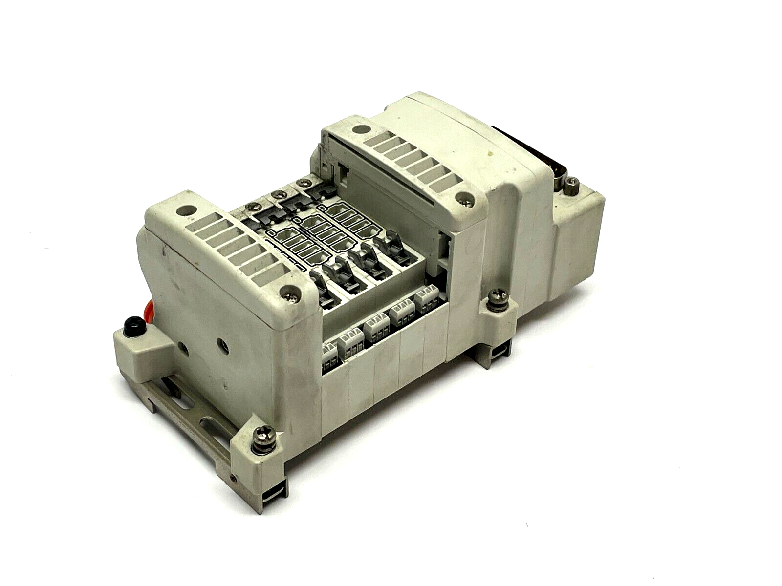 SMC VV5QC11-05N3FD0-D0S DIN Rail Mount Plug-In Manifold - Maverick Industrial Sales