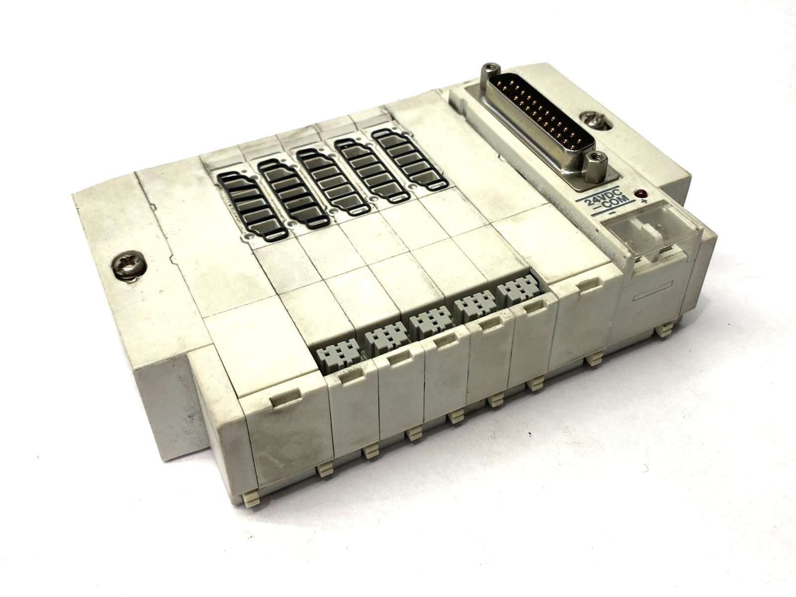 SMC SS5Y3-45NFD-05B-N3 Pneumatic Manifold Assembly 24VDC MISSING CONNECTOR PIN - Maverick Industrial Sales