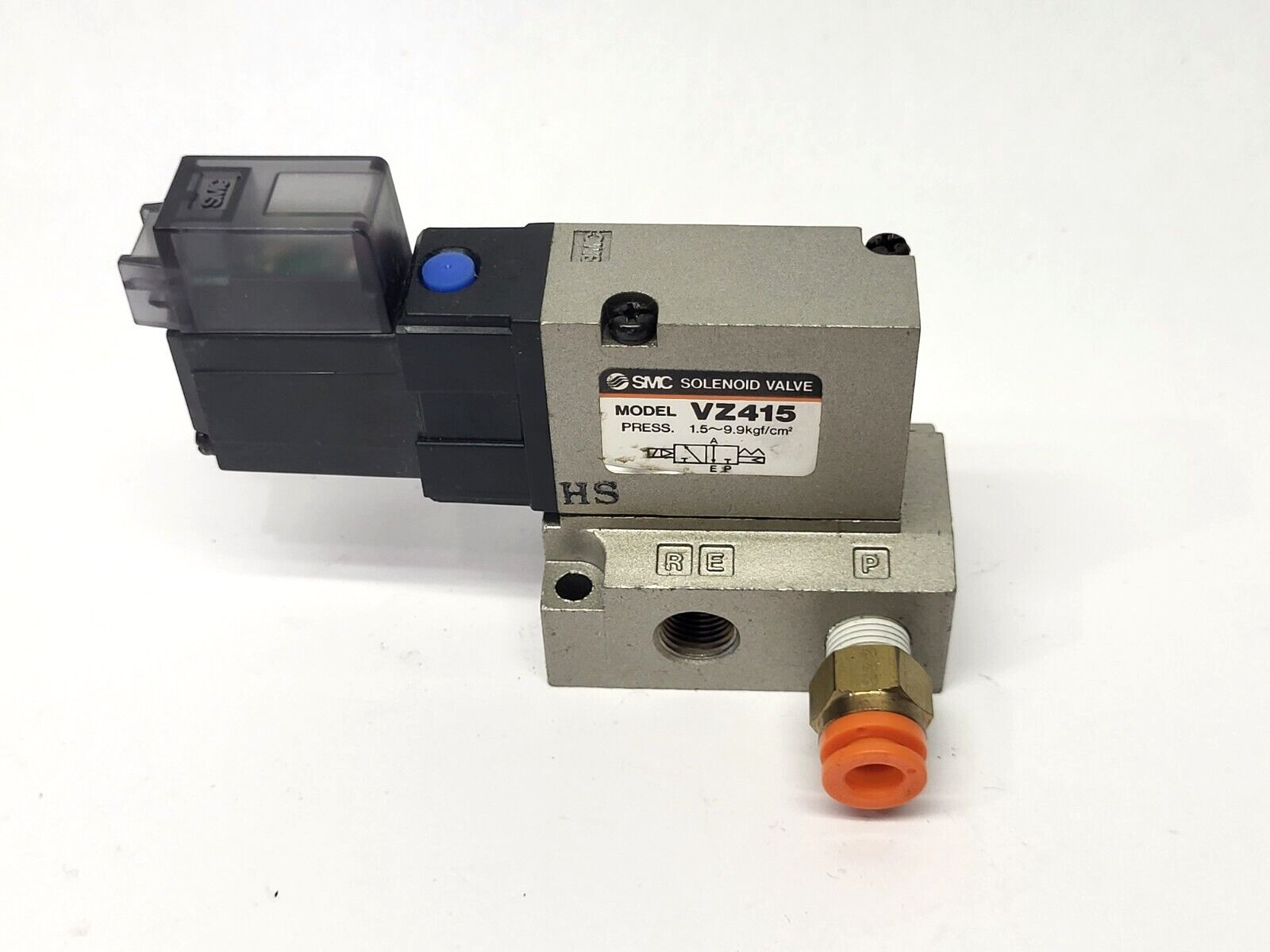 SMC VZ415 Solenoid Valve w/ 3-Port Manifold Base - Maverick Industrial Sales