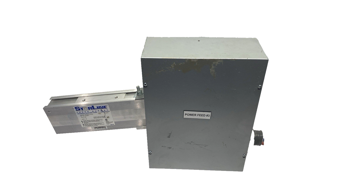 StarLine EF100N-4 Busway End Feed Tap Box 4P 600V 100A MISSING COVER - Maverick Industrial Sales