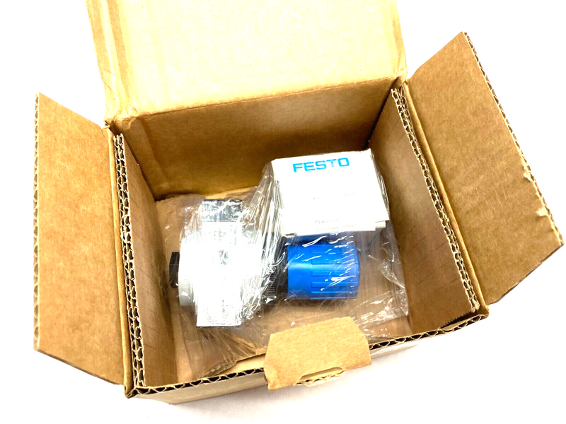 Festo LR-1/8-D-7-I-MINI Pressure Regulator 1/8" Ports 0-10psi 192299 - Maverick Industrial Sales