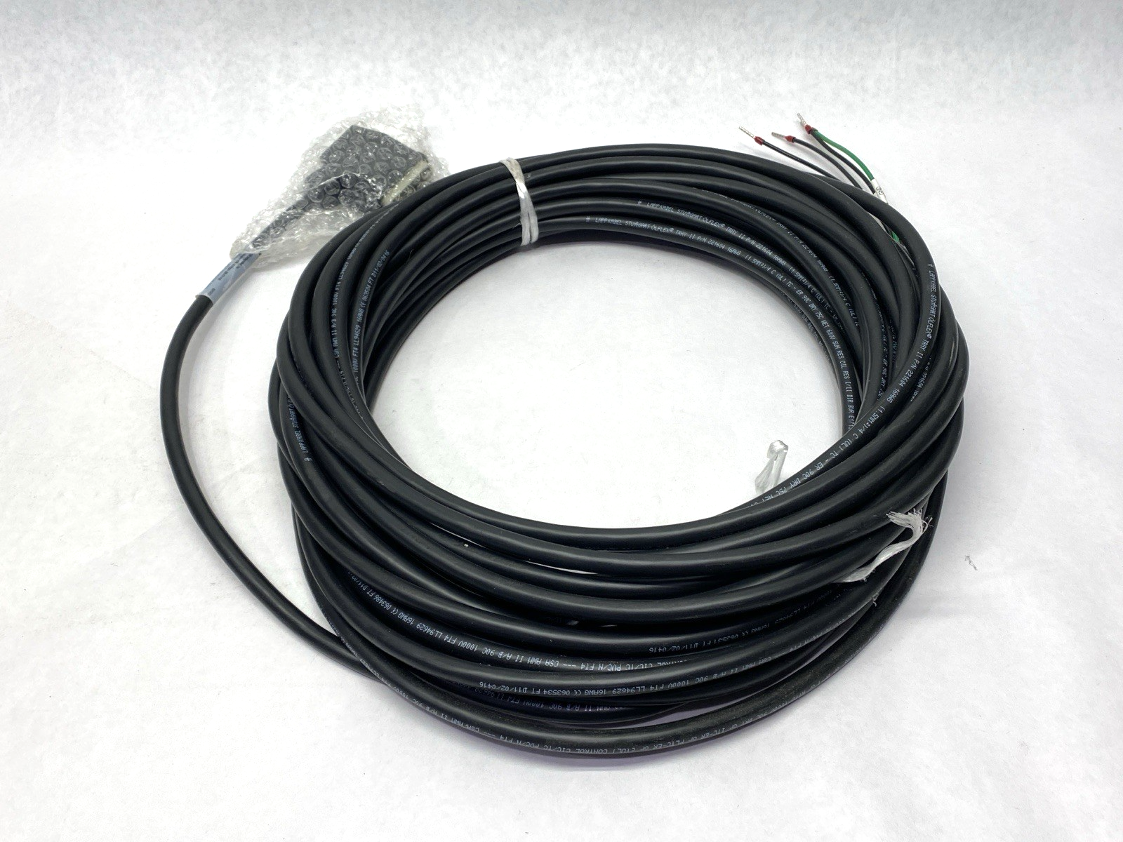 Electro-Magnetic Integrated EME2NNA8BN16M20.0 Single-End Connector Cordset 16AWG - Maverick Industrial Sales