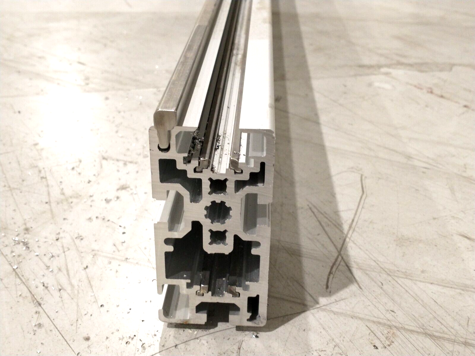Bosch Rexroth 3842995000 Conveyor Section Aluminum Extrusion ST 2/R Plus 1550mm - Maverick Industrial Sales