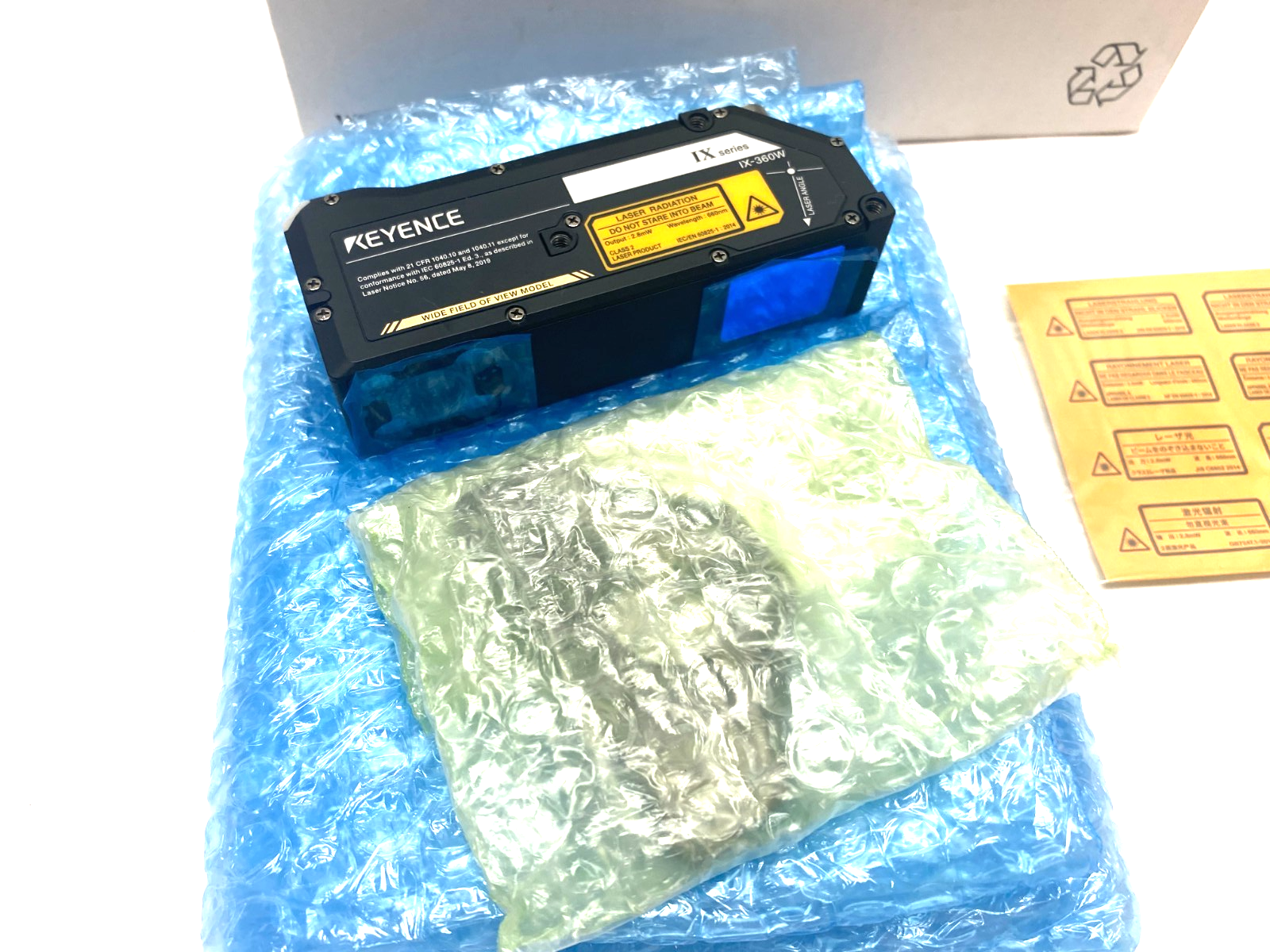 Keyence IX-360W Image Based Laser Sensor Head Scan/Line Mode 360mm - Maverick Industrial Sales