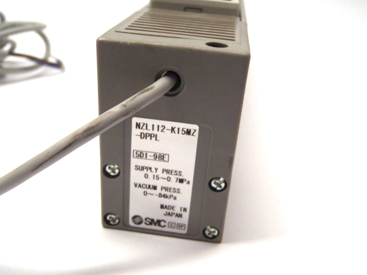 NZL112-K15MX-DPPL / ZL112 | SMC NZL112-K15MZ-DPPL Multi-Stage ZL Series High-Efficiency Vacuum Generator - Used - Maverick Industrial Sales
