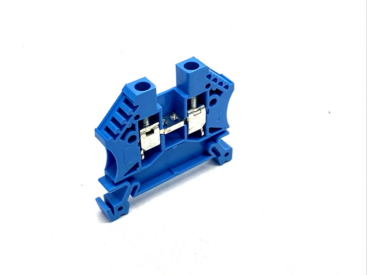 Morsettitalia 43409-BL Euro 4 Terminal Block, Single Level, Blue LOT OF 15 - Maverick Industrial Sales