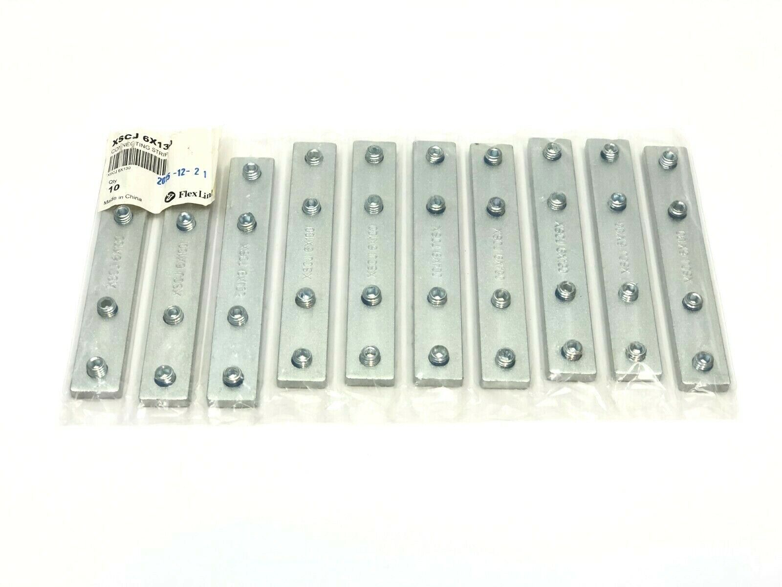 Flexlink XSCJ 6X130 Connecting Strips PKG OF 10 - Maverick Industrial Sales