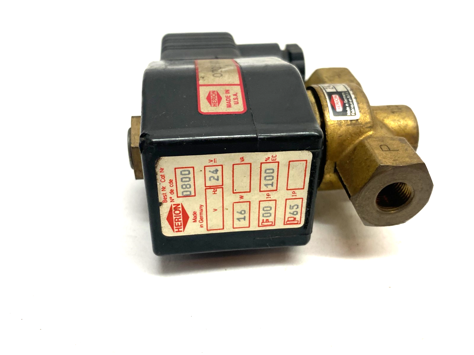 Herion 2428100 Solenoid Valve 3/2 24VDC, 0700 - Maverick Industrial Sales
