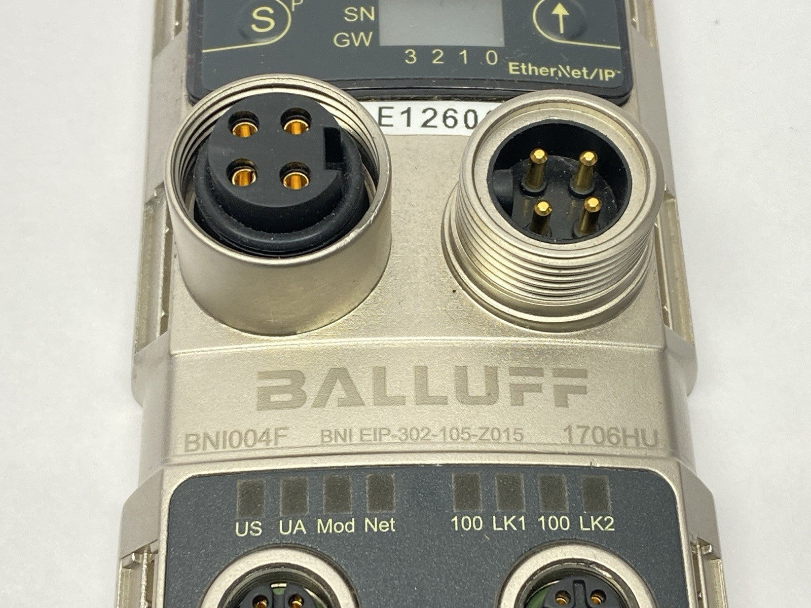BNI004F | Balluff Ethernet/IP Digital I/O Fieldbus Unit BNI EIP-302-105-Z015 - Used - Maverick Industrial Sales